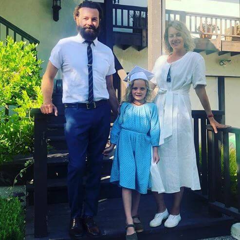 Fianna Francis Masterson with her parents.